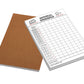 Exqline Mexican Train Score Pads, 70 Sheets Dominoes Chicken Foot And Mexican Train Score Sheets 8.3'' X 5.5'' Well-Made Large Size Paper Record Clearly And Easy To Read For Travel Gamenight