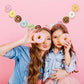 CC HOME Donut Theme Party Banner/Donut Party Decorations/Donut Birthday Party Decorations Supplies for Christmas Party,Happy New