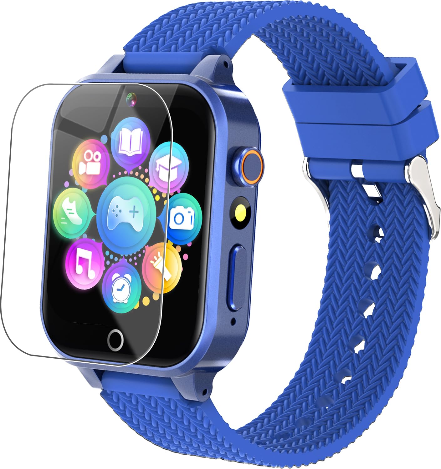 Smart Watch For Kids Boys Age 3-12 With 26 Puzzle Games Hd Video Camera Touchscreen Music Player Learning Cards Storybook Pedome