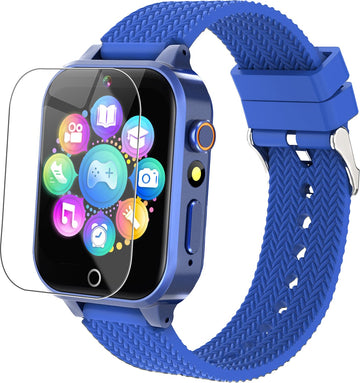Smart Watch For Kids Boys Age 3-12 With 26 Puzzle Games Hd Video Camera Touchscreen Music Player Learning Cards Storybook Pedome