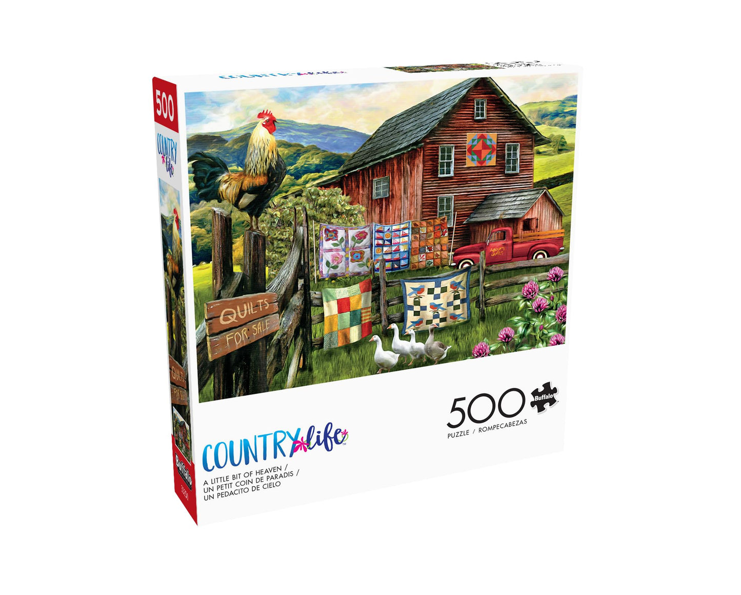 Buffalo Games 500-Piece Jigsaw Puzzle - A Little Bit of Heaven, Large, Multicolor, Model 33265, Perfect for Game Nights