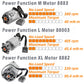 Habow 24Pcs Power-Function Technic-Parts Kit M/L/Xl Motor Ir Remote Control Aa-Battery-Box-8881 Ir Receiver Extension Wire Light