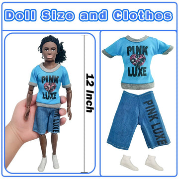 Chioldilly Interactive Family Toy Fun Action Figures Set, Imaginative Educational Family Doll Play, For Kids 3+(Editions E)