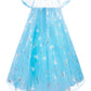 Uporpor Princess Dresses For Girls, Light Up Princess Costume Dress Up Clothes For Girls Halloween Costume Christmas Birthday Pa