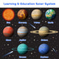 Gptoys 3 In 1 Build And Paint Solar System For Kids, Arts And Crafts Science Kits For Kids Age 4-6-8-12, Glow In The Dark Movable 3D Planets In Orbits, Cool 12' Stem Toys With Galaxy Star Stickers
