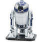Metal Earth Puzzle 3D Premium Series R2-D2 Star Wars Metal Puzzles Buildable Model Kits For Adults Challenging Level 7.19 X 5.51 X 9.5 Cm
