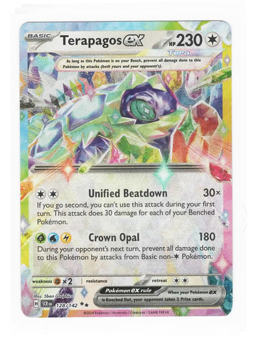Pokemon - Terapagos ex 128/142 - Stellar Crown Double Rare Card