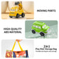 TEMI Baby Toddler Toys, 15 Pieces Baby Truck Car Toy with Play Mat/Storage Bag, Baby Toys for 1 2 3 Year Old Boy, 1 2 Year Old B