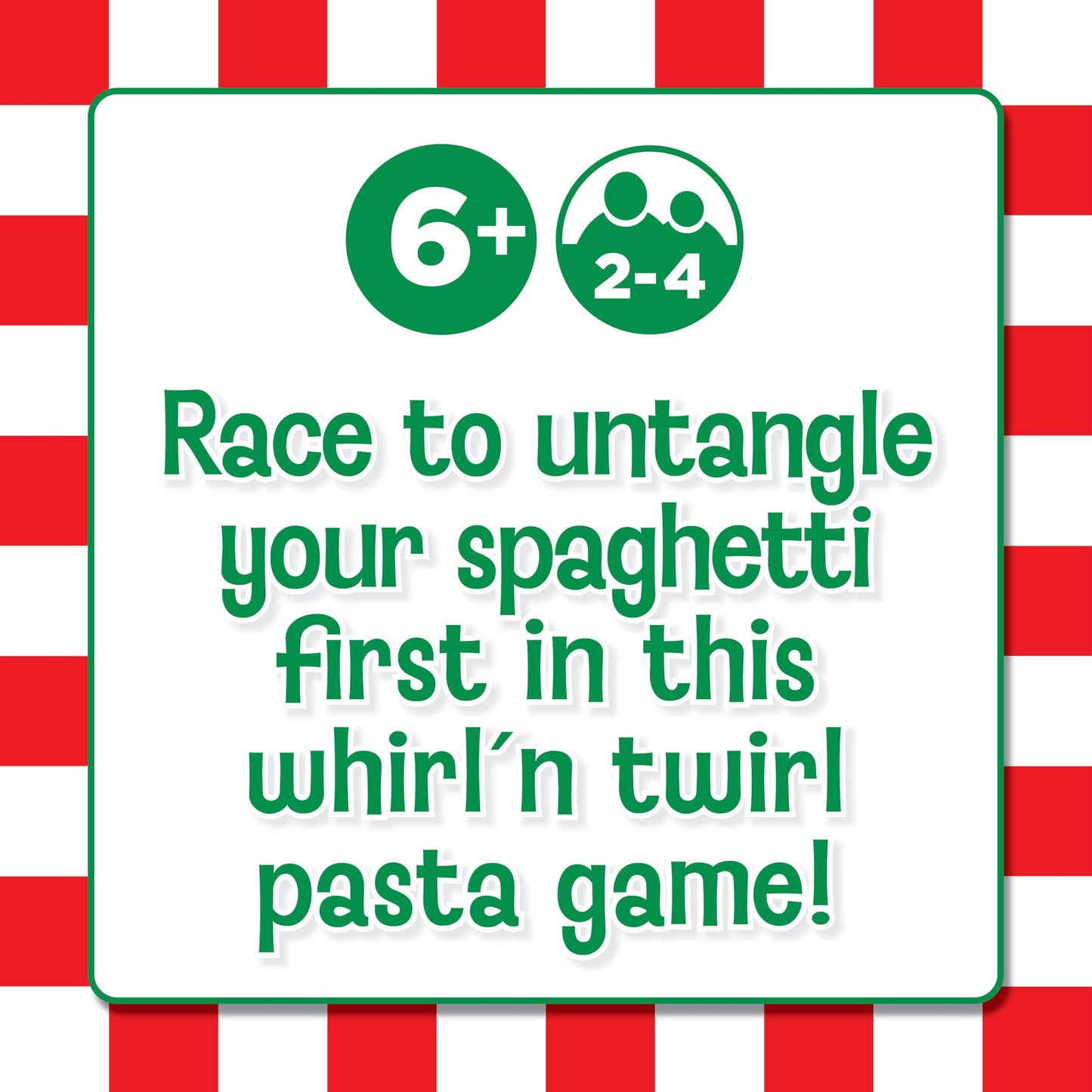 PlayMonster Ready Set Spaghetti Board Game - Multi-Player, Hand-Eye Coordination Game for Kids Ages 6+, Plastic, Model 25107