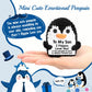 Son Gifts from Mom Dad  Handmade Crochet Mini Penguin Birthday Gift for Son Teen mature-themed Bonus Step  To My Son Gifts for Birthday Christmas  Funny I Love You Son Stocking Stuffers Emotional Decor