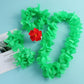 Hawaiian Little Girls Costume Dress With 4 Pcs Luau Flower Leis Accessories Set Red Flower Hair Clips Toddler Halloween Party Co