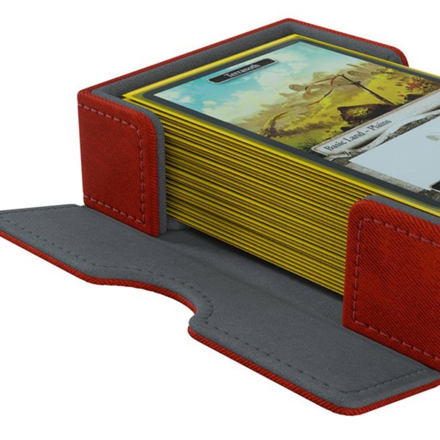 GameGenic Cards Lair 400+ Convertible Deck Box | Double-Sleeved Card Storage | enhanced Card Game Protector | Nexofyber Surface | Holds up to 400 Cards | Blue Color | Made