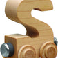 Nametrains Clear Finish Letter Car - Made In Usa (S)