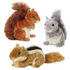 Aurora Bundle Squirrel, Chipmunk And Red Squirrel Woodland Park Mini Flopsies