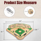 Baseball Board Game,Wooden Baseball Game,20Mm Thick Wooden Board With 10 Pieces & Dice,Markers,Great For Family Game Night, Part