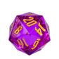 Poludie D20 Single Dice 55mm, 20 Sided DND Dice, Giant D20 D&D Polyhedral Dice Large D20 for Dungeons and Dragons, RPG, MTG Tabl