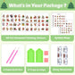 cviokrdu 48 Pcs Diamond Art Painting Sticker Kits for Kids, Christmas Diamond Gem Stickers Kit, 5D Christmas Gem Art Stickers Mo