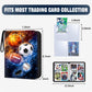 Hesplus 400 Pockets Sports Card Binder, Sports Trading Cards Display Case With Sports Card Sleeves Card Holder Protectors Set Fo