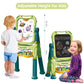 Amagoing Easel For Kids, Adjustable Standing Art Easel For Toddler, Double Magnetic Drawing Board With Painting Accessories, Bir