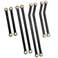 Gohobby High Clearance Front Links Set For Axial Scx24 Gladiator Axi00005, 8Pcs (Blue)