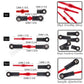 hopsupRC 1/10 RC Upgrade Kit - Steel Drive Shaft, Adjustable Turnbuckles, Red
