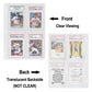 Fageverld Graded Card Slab Binder Pages, 10 Plastic Pages for 40 PSA/BGS/CGC Cards, Fits One-Touch Holders, Storage & Display
