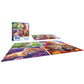 RoseArt Snack Size Multi-Puzzle Set, I Love Cats, 4x100 Pieces, Cardboard, Multi-colored, Model 1805ZZC-6