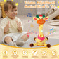 MILEGI Dancing Talking Musical Giraffe Toy - Plush Yellow Stuffed Animal, 10 Songs, Volume Control, 1 inch Tummy Time Toy