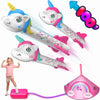 Huge Wave Unicorn Rocket Launcher For Kids, Stomping Launch Up Toys, Birthday Gifts For Girls Ages 2 3 4 5 6 7 8 Years Old,Outdo