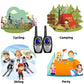 Retevis Rt628 Walkie Talkies For Kids,Toy Gifts For 6-12 Year Old Boys Girls,Kid Gifts Walkie Talkie For Adults Outdoor Camping Hiking(Silvery 1 Pair)
