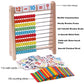 Cltoyvers Wooden Abacus for Kids - 100 Counting Sticks, Educational Math Games, Multicolor, Medium Size for Preschool & Elementary