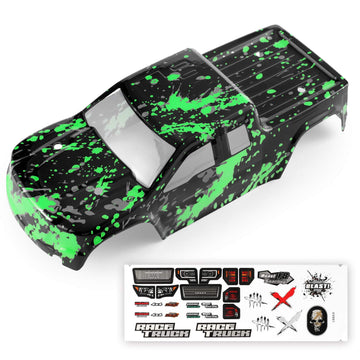 Haiboxing Rc Car Spare Parts,1/18Th Trcuk Body Shell Orange Or Green Apply To 2020 New Version 18859,18858 (Green)