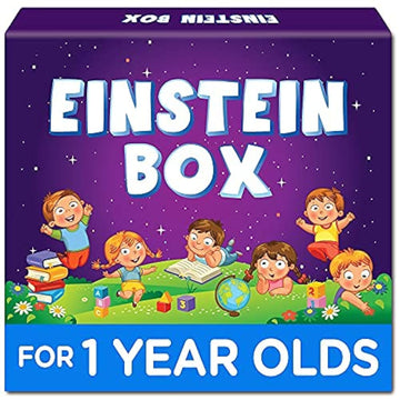Einstein Box For 1 Year Old Boys/Girls | Gift Toys & Board Books For Kids | Learning Kit & Educational Toys | Pretend Play Set O