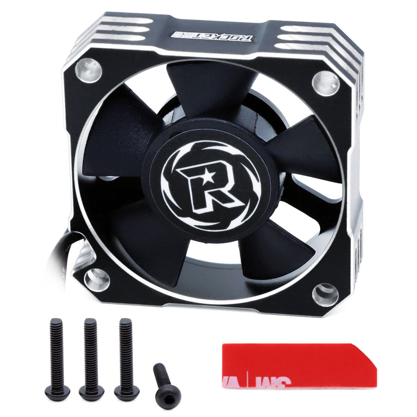 Surpass Motor Cooling Fan 21000RPM RC Motor Heatsink 35mm ESC Cooling Fan for RC Car 1/8 1/10 1/12 Scale 42mm Brushless Motor (B
