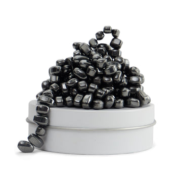 Speks Crags Ferrite Putty, 150+ Ferrite Stones In A Tin, Fidget Toy For Adults & Teens 14+, Desk Toy For Office, Holiday Stocking Stuffer, Stress Relief Present | White, Small