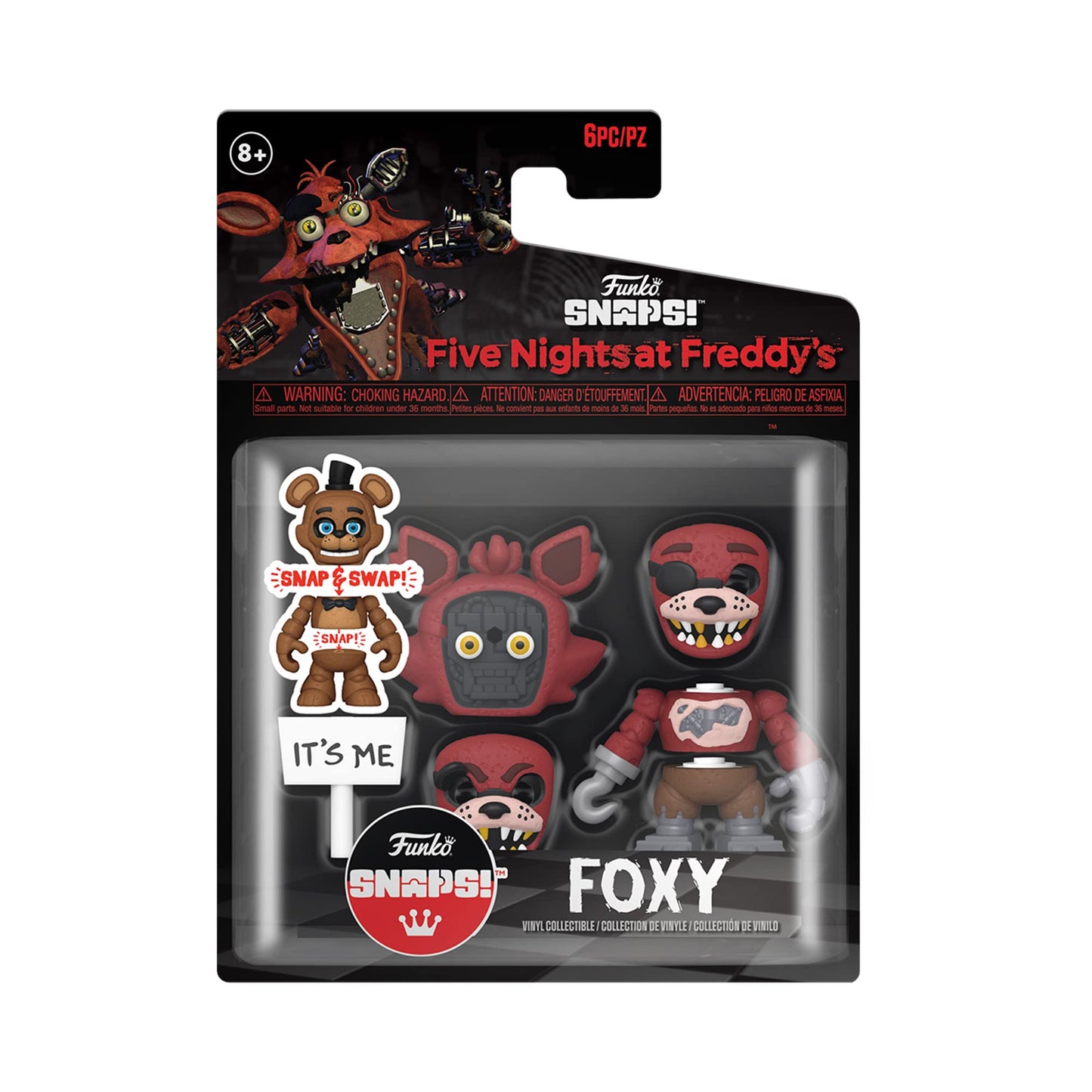 Funko Snaps! Five Nights at Freddy's Foxy Vinyl Figure - Standard Size, Multicolor, Model 64921