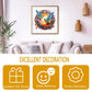 Wooden Puzzles For Adults - Mandala Hummingbird Wooden Puzzle, Unique Wooden Jigsaw Puzzles For Adults, Wood Puzzles Adult, Perf