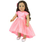 Sophia'S Sparkling High Heels With Closed Toes And Glitter Platform Pumps For 18 Inch Dolls, Silver