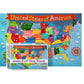 Waypoint Geographic Kid'S Usa Jumbo 48 Piece Floor Puzzle, 24'X36, Blue Ocean