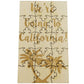 We'Re Going To California! - 15 Piece Wood Jigsaw Puzzle 6' X 3.5', Surprise Trip Gift Vacation Announcement Reveal