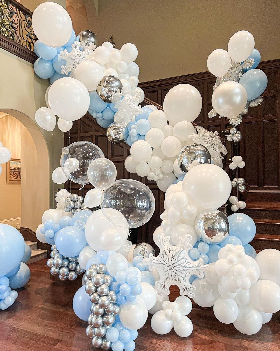Bezente White Balloons Latex Party Balloons - 150 Pack 5 Inch Matte White Helium Balloons For White Themed Wedding Birthday Baby