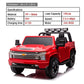 LUIBAS 24V 2-Seater Battery Powered Licensed Chevrolet Silverado Kids Ride On Truck Electric Vehicle with Remote Control, Kids R