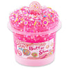 Pink Clear Bingsu Slime, Non-Sticky Glimmer Crunchy Slime, Slime Party Favors For Girls And Boys Ages 8-12, Slime Sensory Toys,