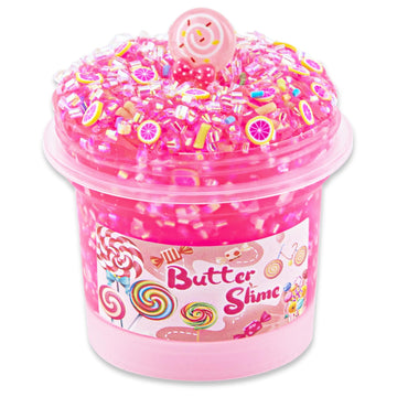 Pink Clear Bingsu Slime, Non-Sticky Glimmer Crunchy Slime, Slime Party Favors For Girls And Boys Ages 8-12, Slime Sensory Toys,