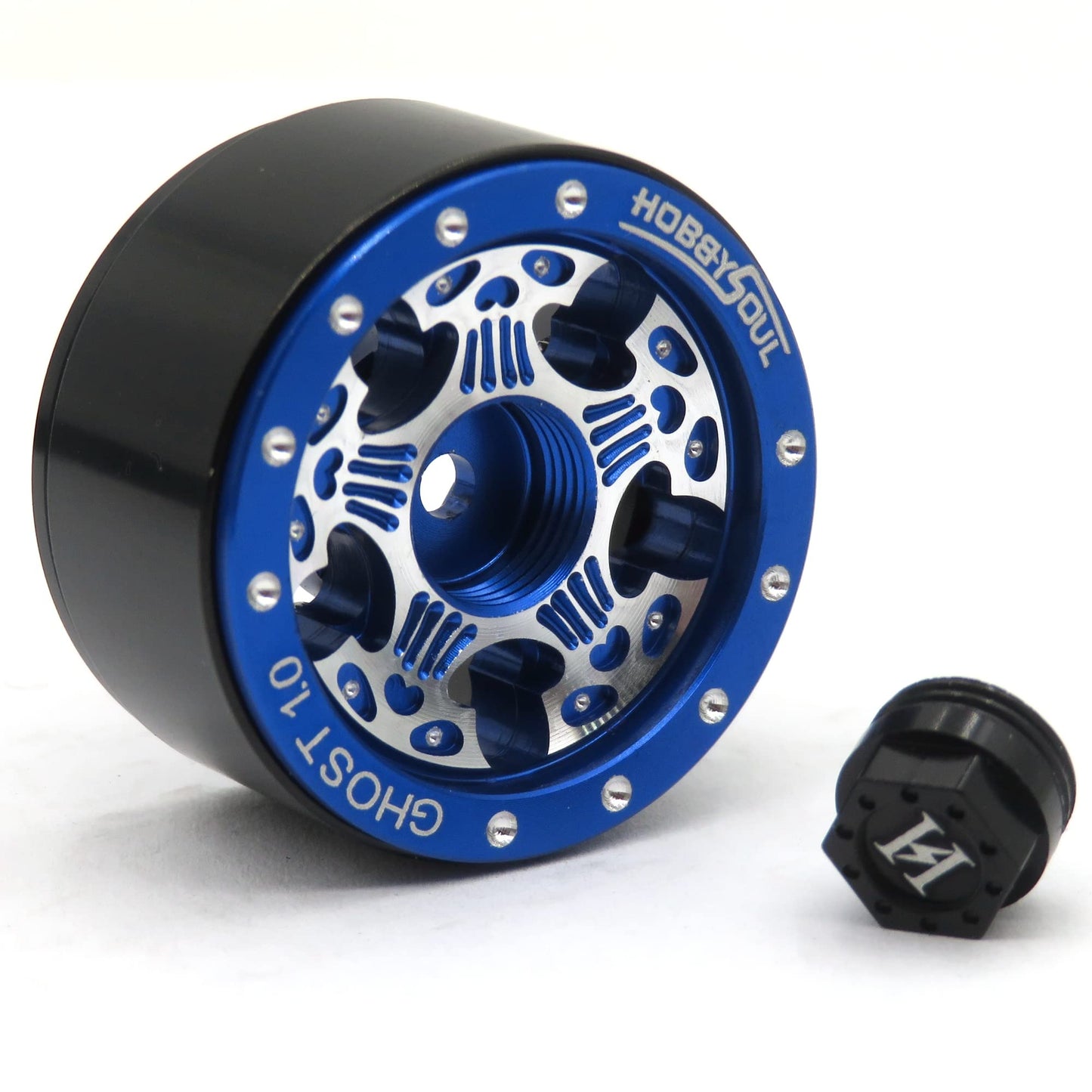 hobbysoul Heavy 1.0 Beadlock Wheels Weight 20g/Rim Rims for 1:24 RC Crawler Axial SCX24 / Traxxas 1/18 TRX4M, (4-Pack)