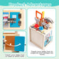 Montessori Toddler Tool Set - 33 PCS Wooden Kids Tools with Box / Bench, Montessori Educational Pretend Play Preschool Toys Gift