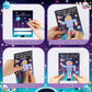 Zirseng Valentines Day Gifts For Kids Classroom - 28Pack Pop Fidget Spinners Astronaut Bulk With Unique Valentines Cards For Cla