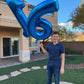 IWERP Navy Blue Number 16 Balloon, 40 Inch Foil Mylar, 16th Birthday Party Supplies for Girls and Boys