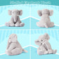 Nxnynz 18In Elephant Stuffed Animals,Soft Elephant Plushies Toys Doll Cute Elephant Plush Toys Huggable Gifts For Boys Girls