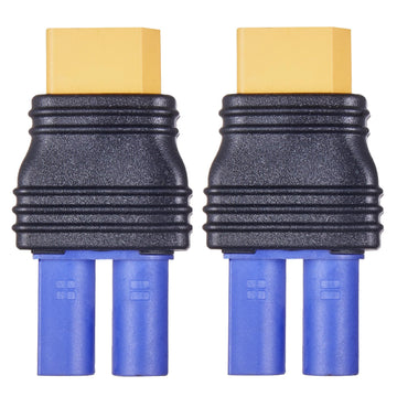 Laisomeke Xt60 Male To Ec5 Female Mould Type Adapter No Wire Connector Adapter For Lipo Battery (2Pack)